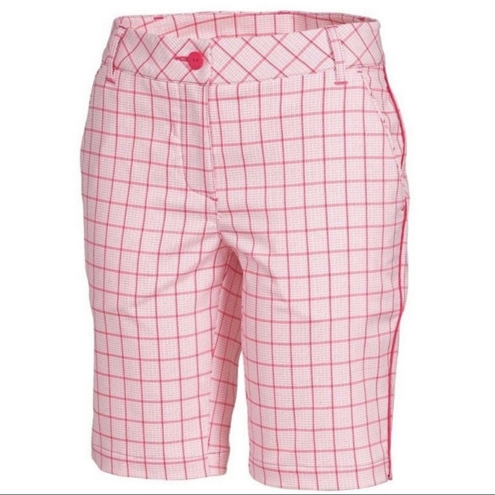 Puma Golf Tech Pattern Stretch Woven Bermuda Shor… - image 1